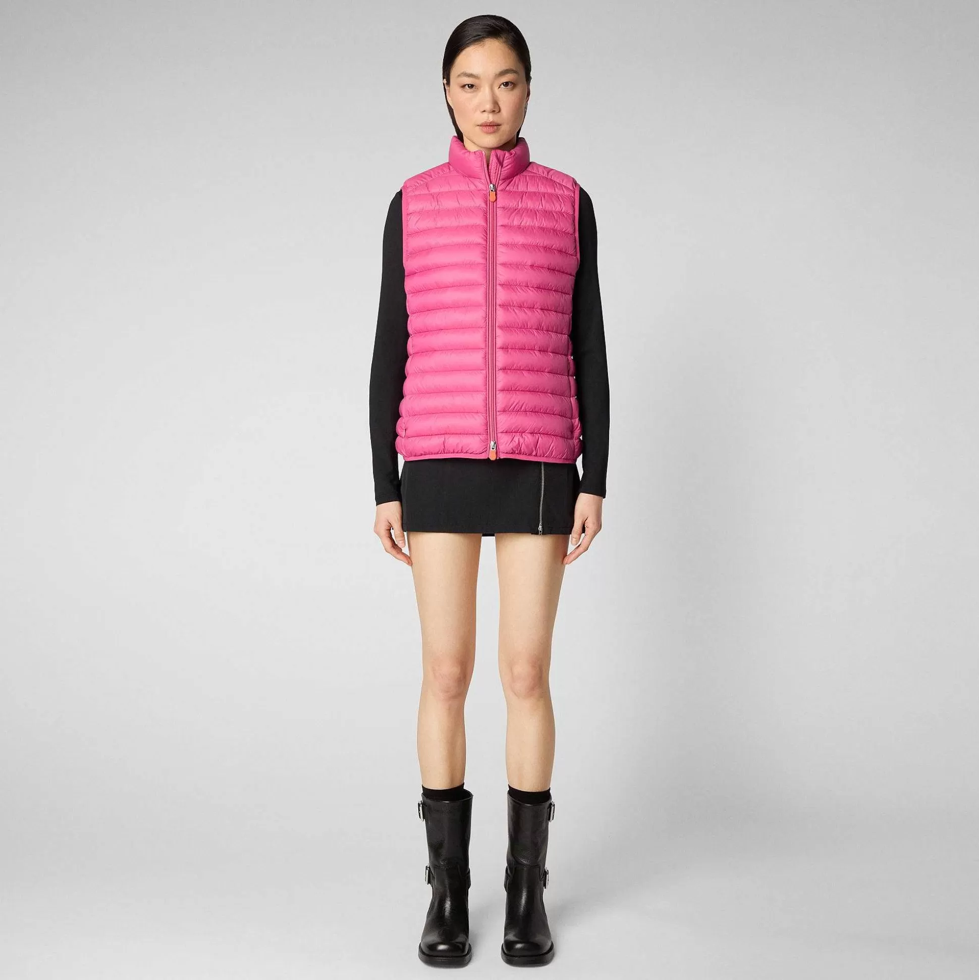 Save The Duck Gilets^Dames Vattert Vest Charlotte I Gem Rosa