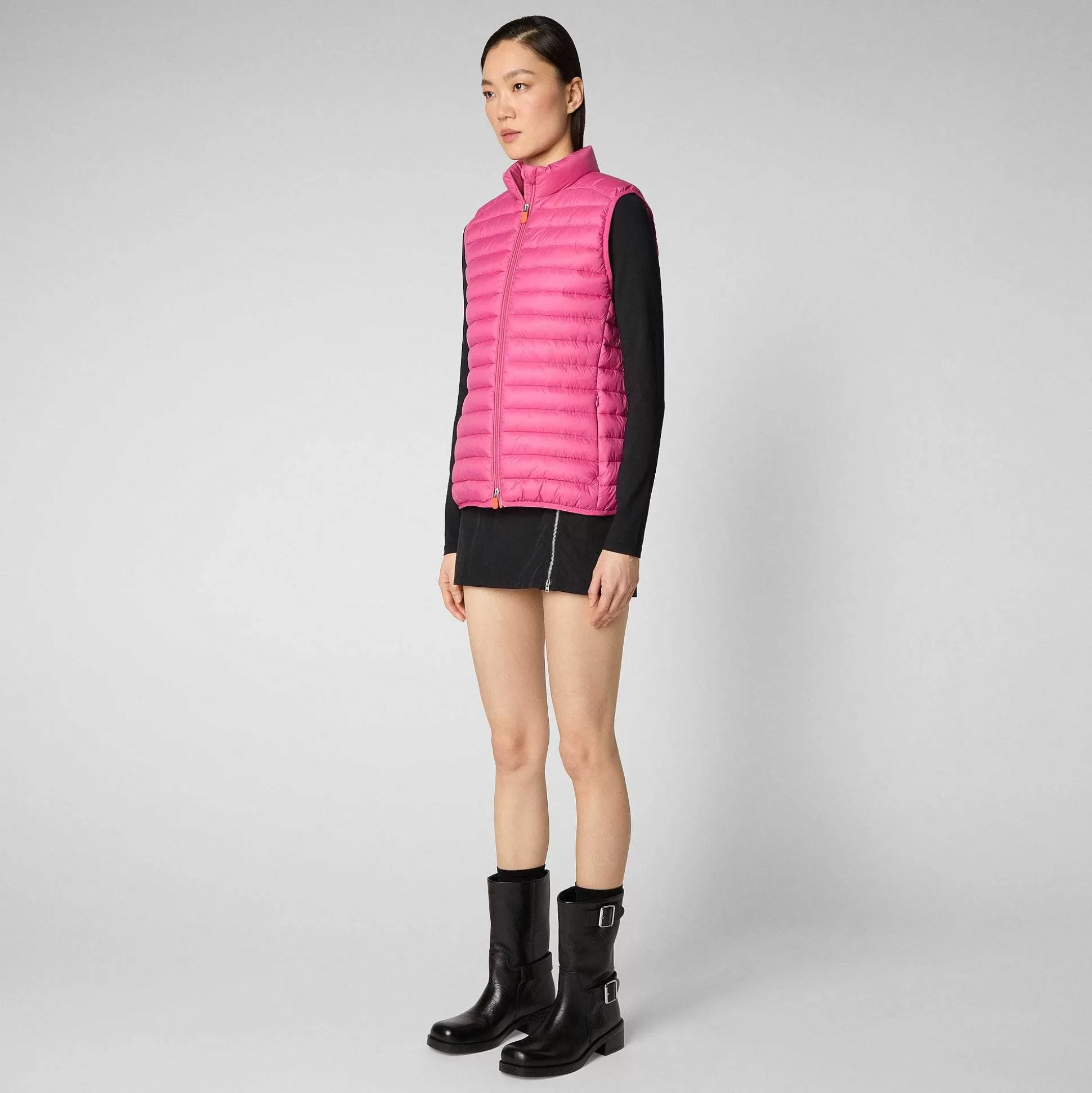 Save The Duck Gilets^Dames Vattert Vest Charlotte I Gem Rosa