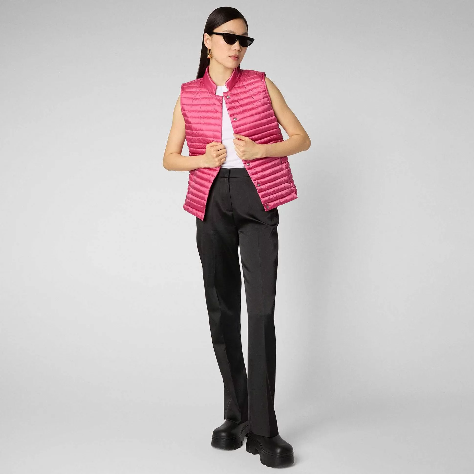 Save The Duck Gilets^Damevest Aria I Gem Rosa