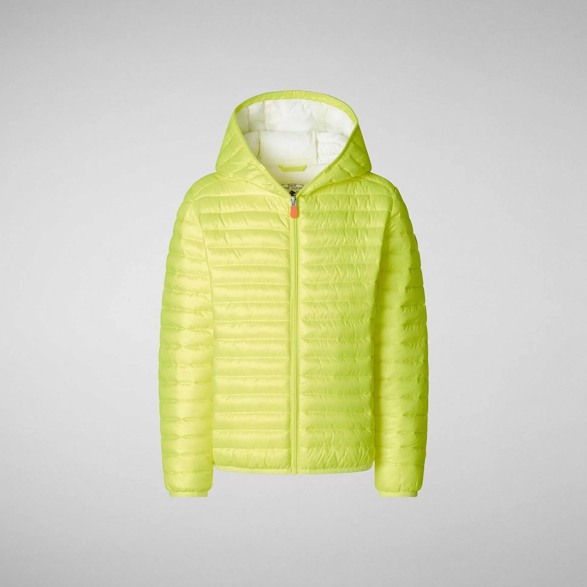 Save The Duck Dyrefrie Puffer^Dyrefri Pufferjakke Med Hette For Gutter Gillo I Fluorgul