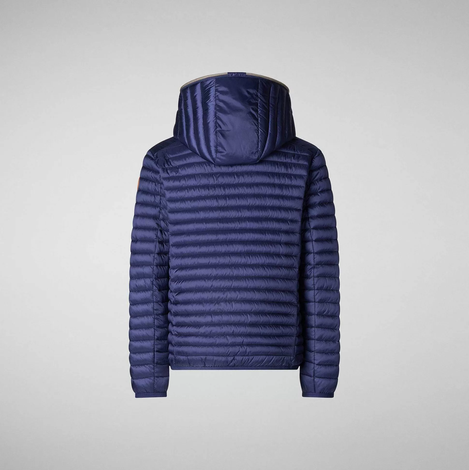Save The Duck Dyrefrie Puffer^Dyrefri Pufferjakke Med Hette For Jenter, Rosa I Marineblatt