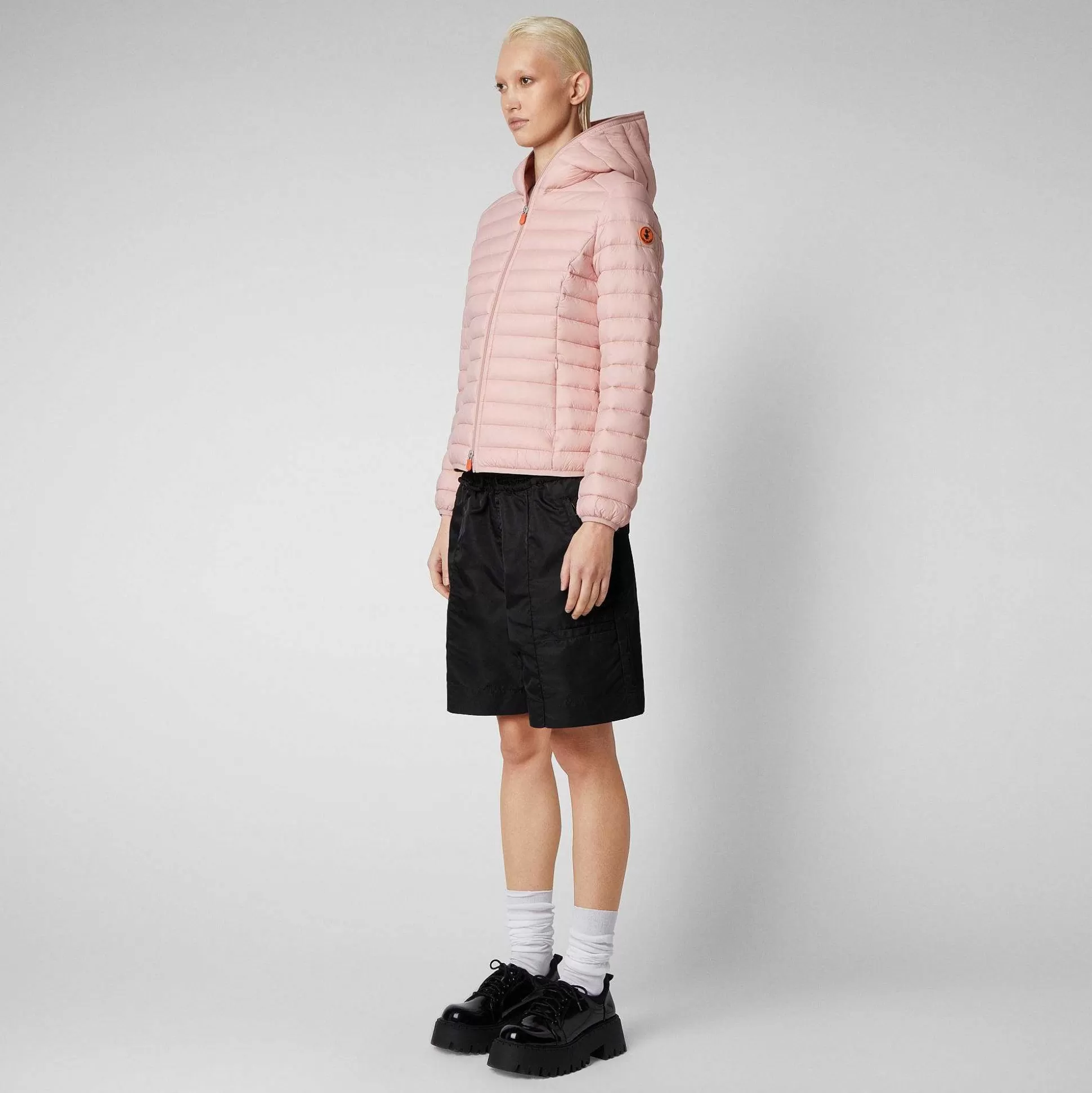 Save The Duck Dyrefrie Puffer^Kvinners Dyrefri Hette Pufferjakke Daisy I Blush Pink