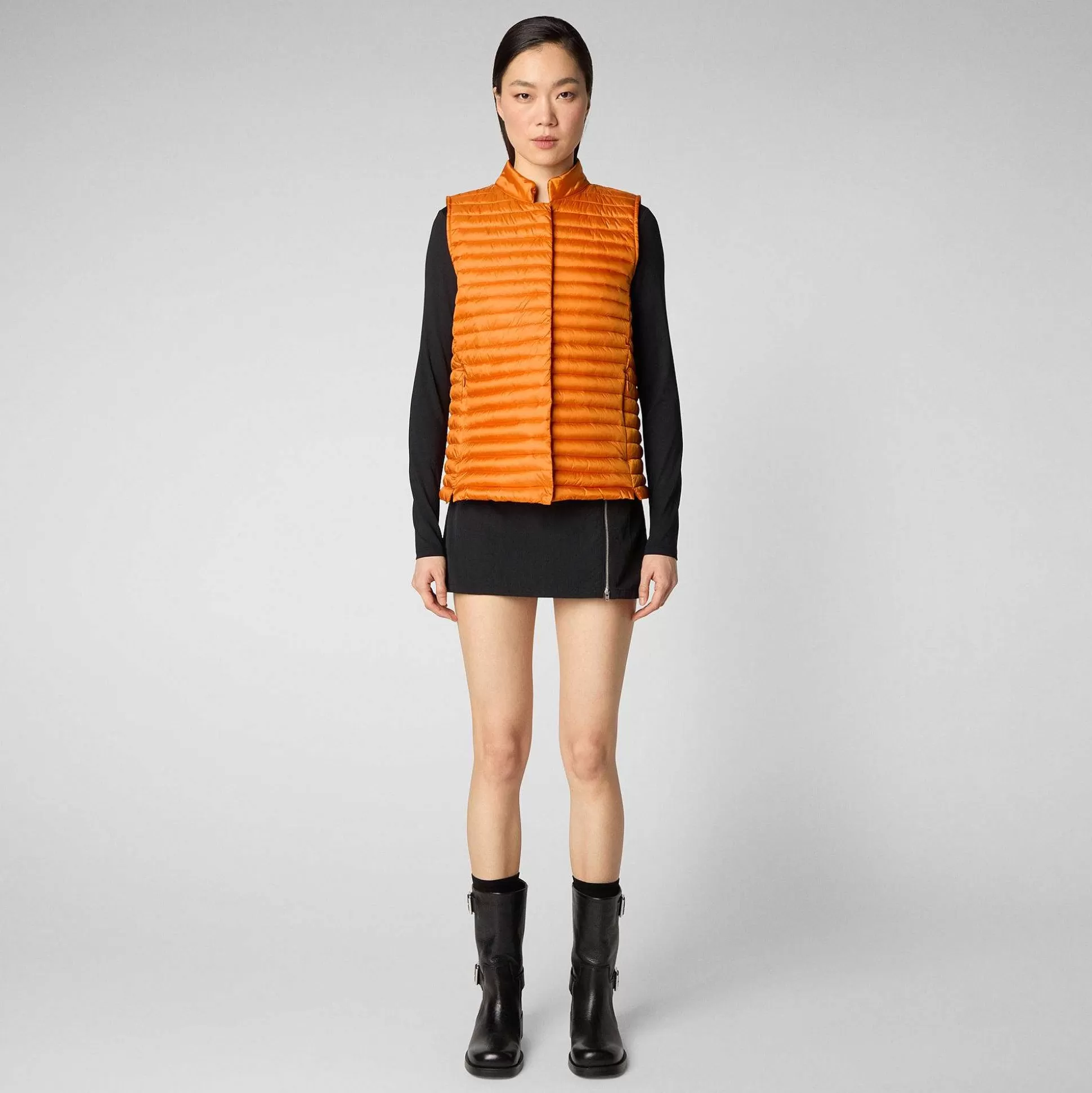 Save The Duck Gilets^Kvinnevest Aria I Amber Orange