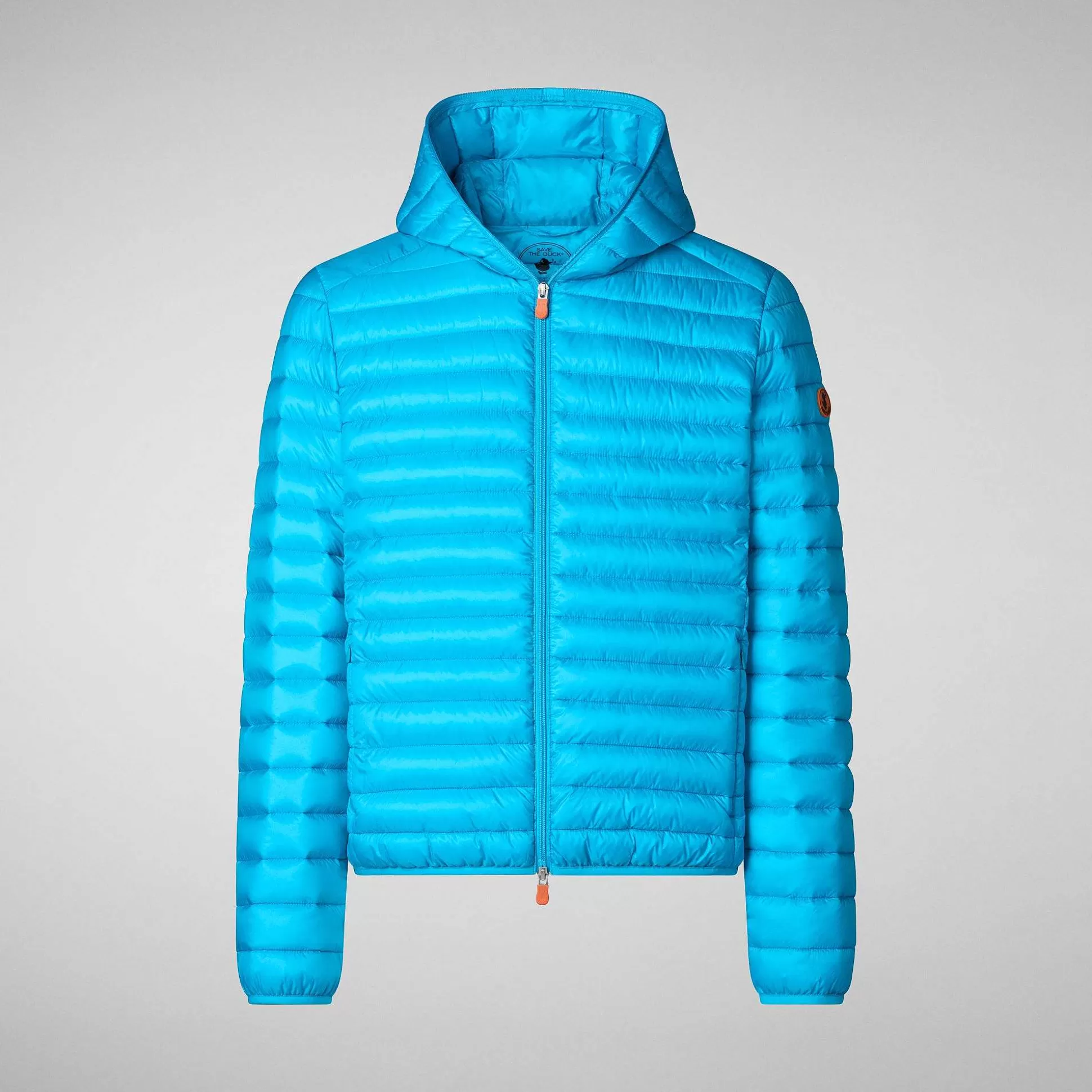 Save The Duck Dyrefrie Puffer^Man'S Animal Free Puffer Jacket Helios I Fluo Blue