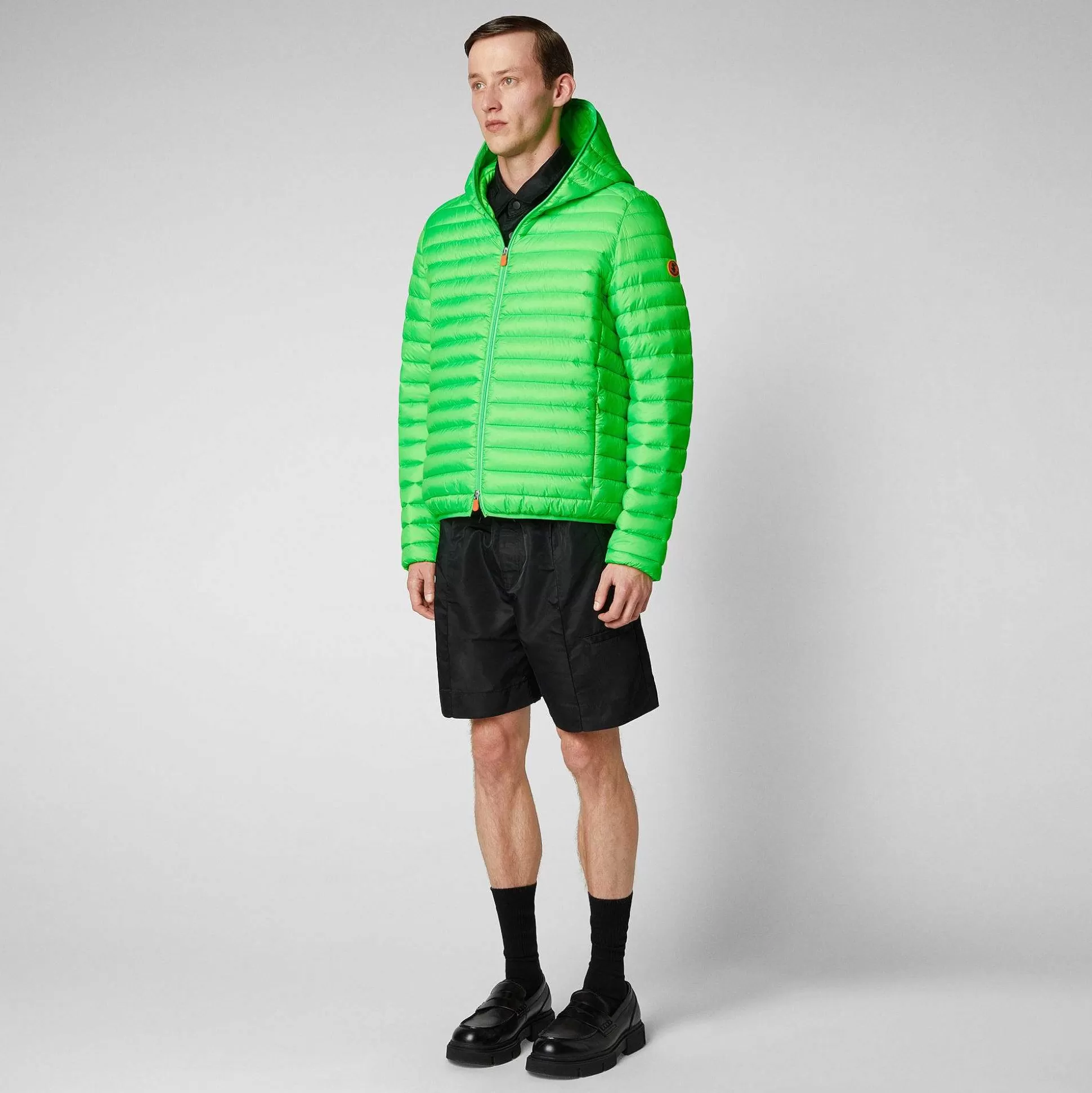 Save The Duck Dyrefrie Puffer^Man'S Animal Free Puffer Jacket Helios In Fluo Green