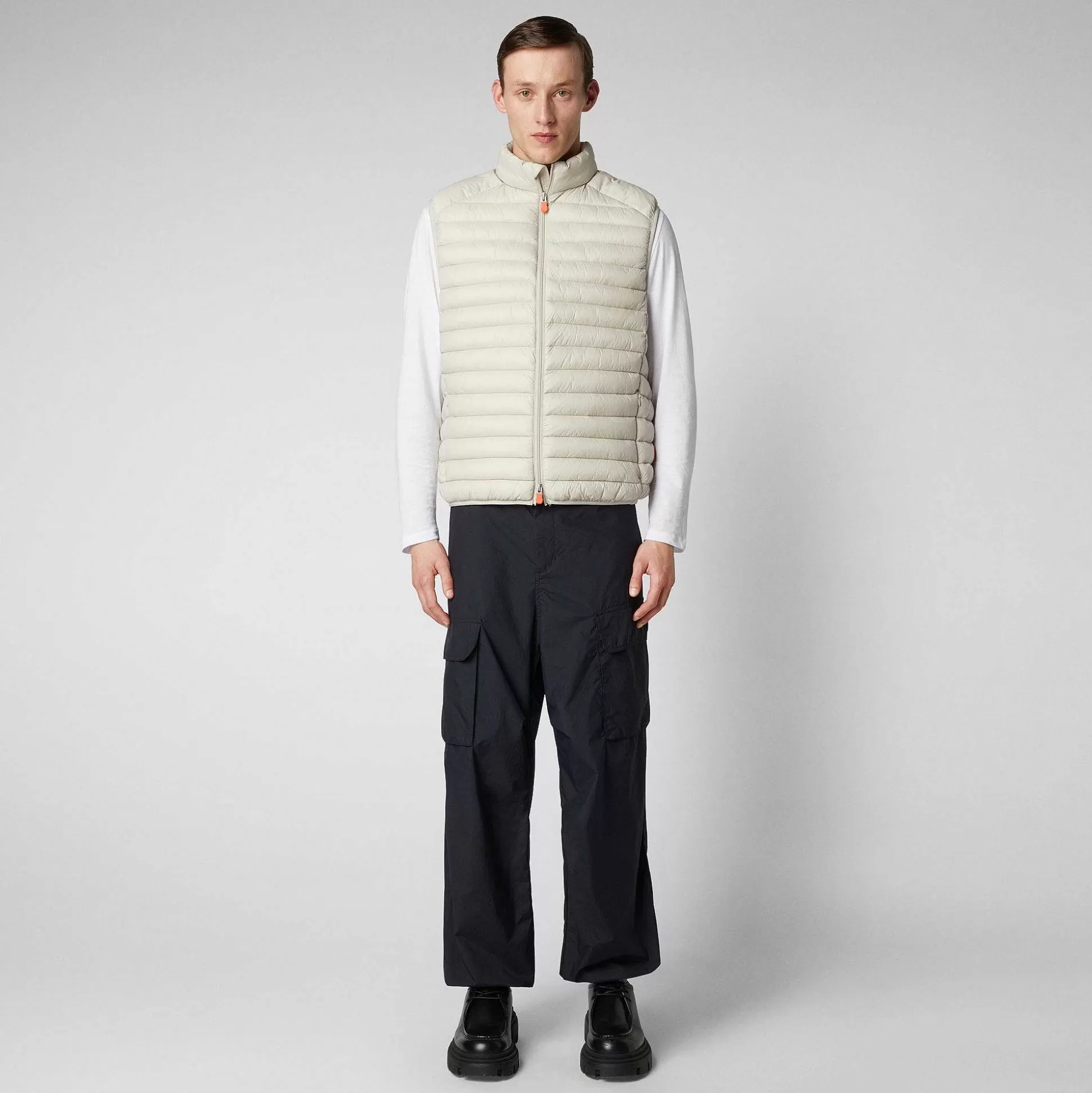 Save The Duck Gilets^Man'S Vattert Gilet Adam I Regntung Beige