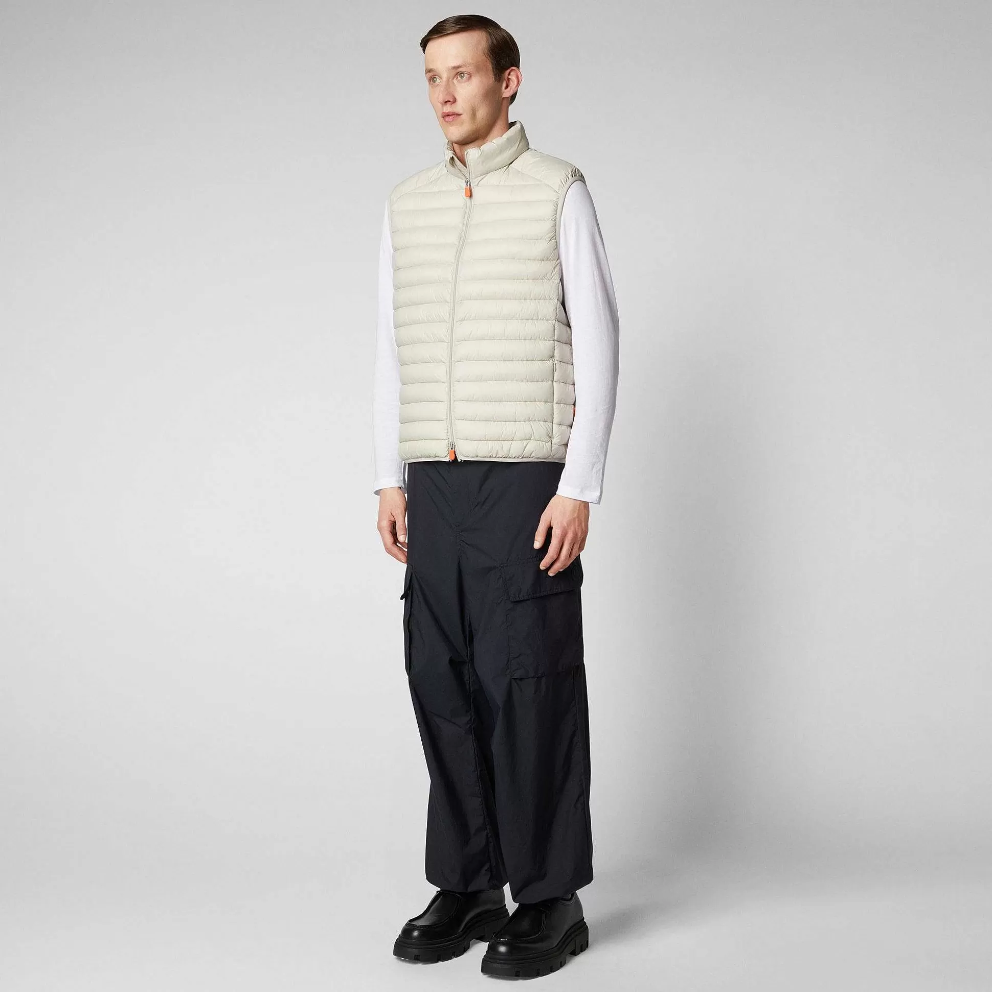 Save The Duck Gilets^Man'S Vattert Gilet Adam I Regntung Beige