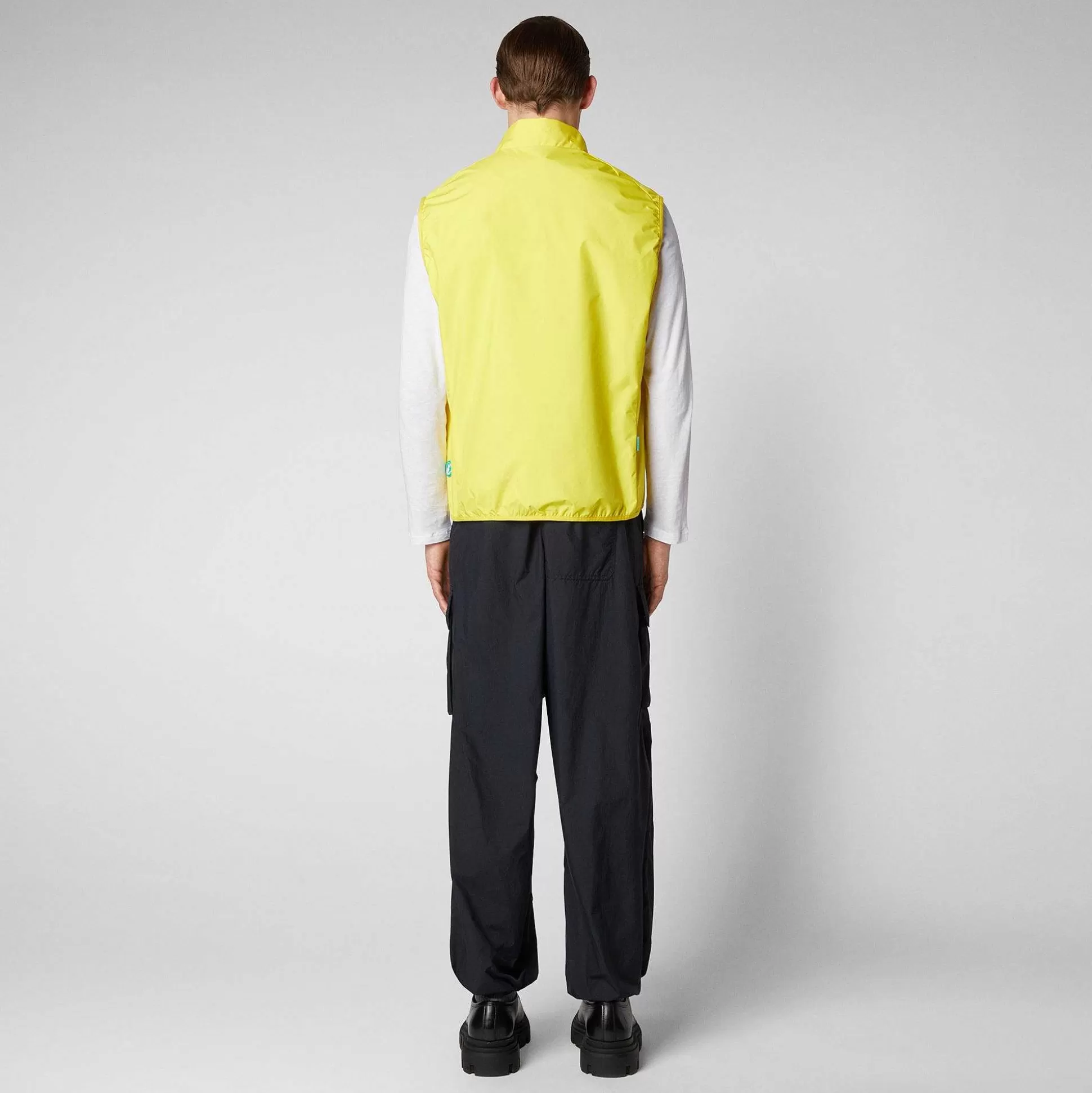 Save The Duck Gilets^Man'S Vest Mars I Starlight Yellow