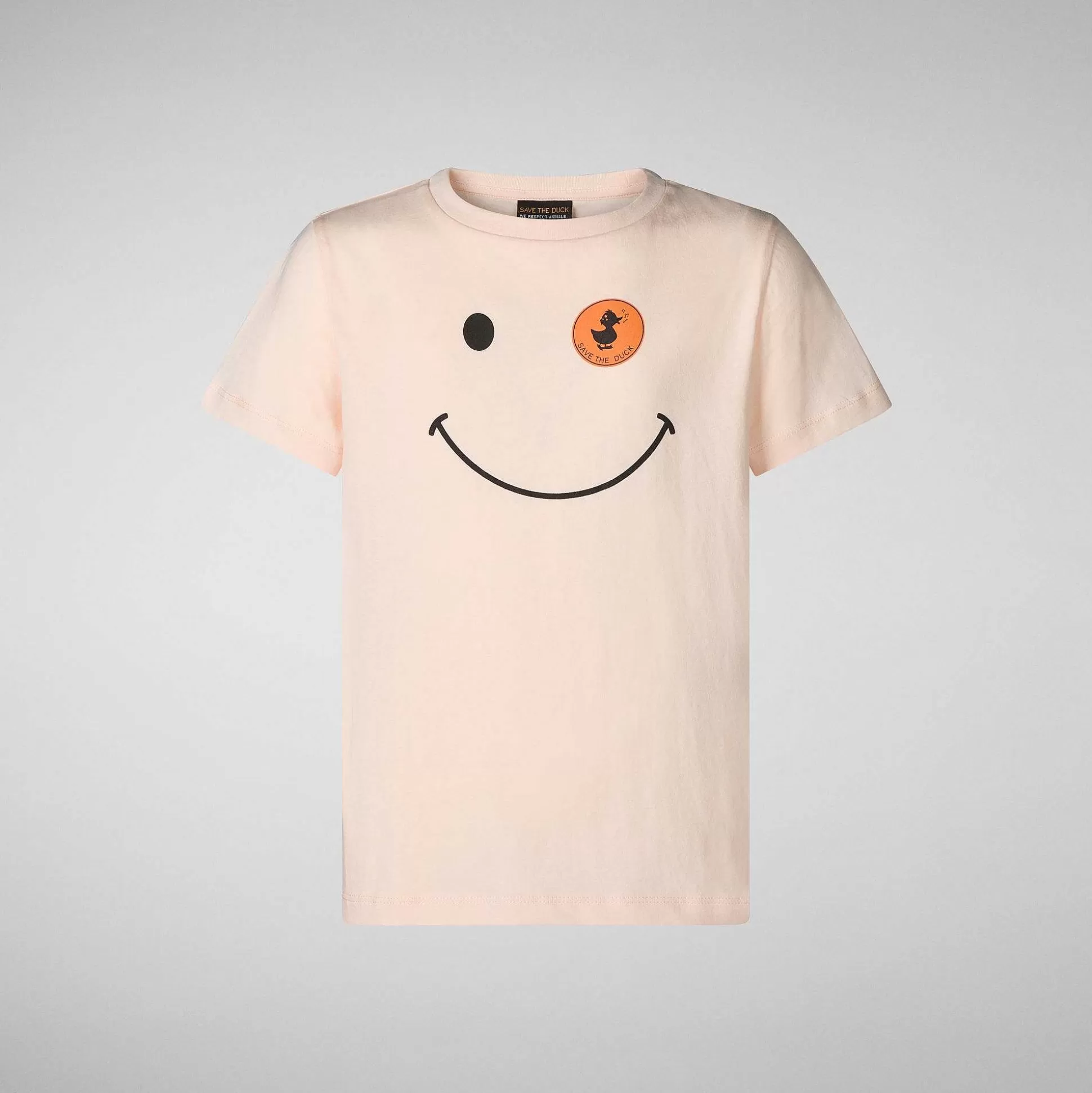 Save The Duck T-Skjorte Og Gensere^Unisex Asa T-Skjorte For Barn I Blek Rosa