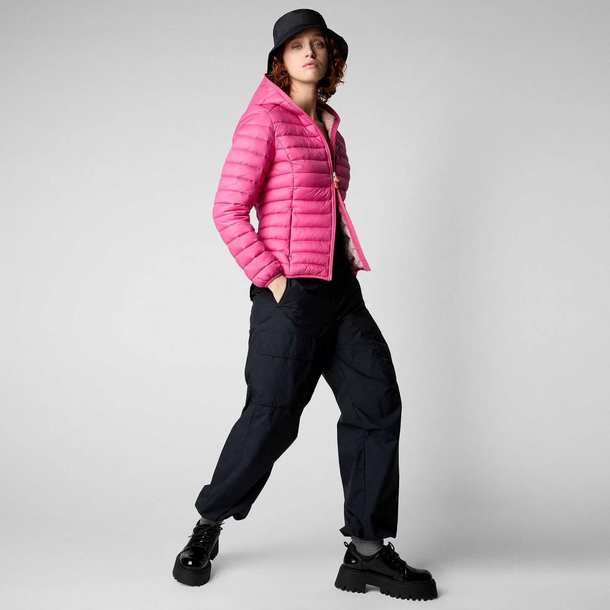 Save The Duck Dyrefrie Puffer^Woman'S Animal Free Puffer Jacket Daisy In Gem Pink